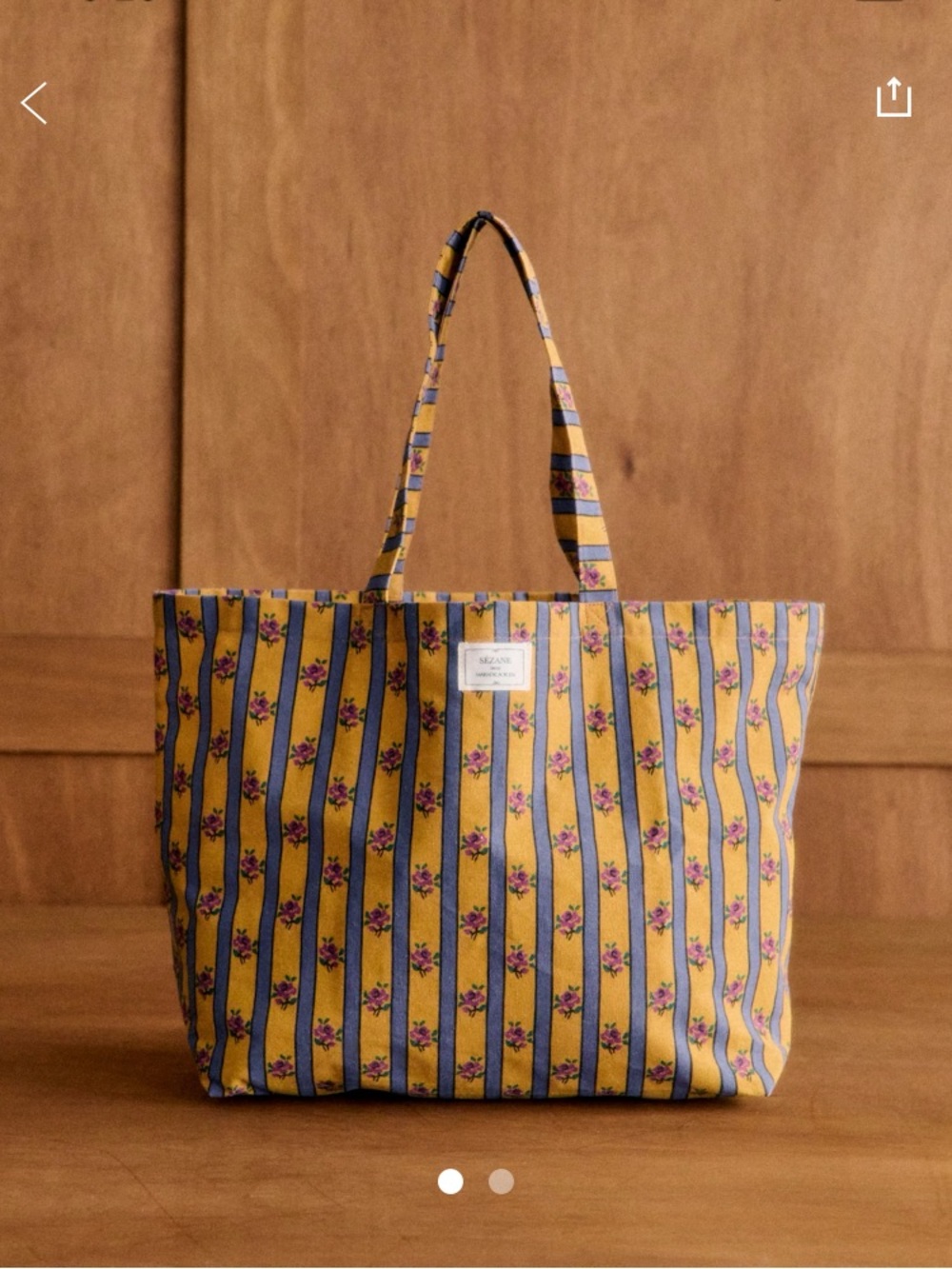 NWT Sezane x MDLO tote bag
